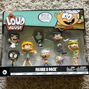 Loud House Action Figure toys 8 pieces/set Lincoln Clyde   Lori Lily ...